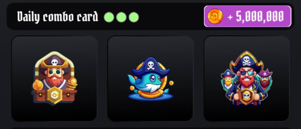 Ton Pirate Kings Daily Combo 12 September