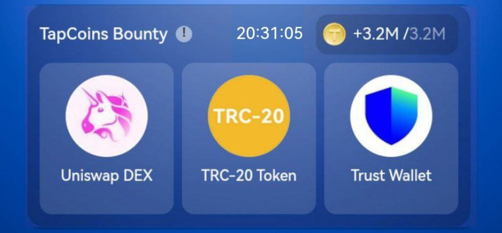 tap coin daily combo 1 november